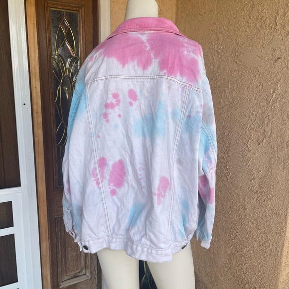Street Blues Tie Dye Button Down Jacket (3X) - Picture 12 of 12